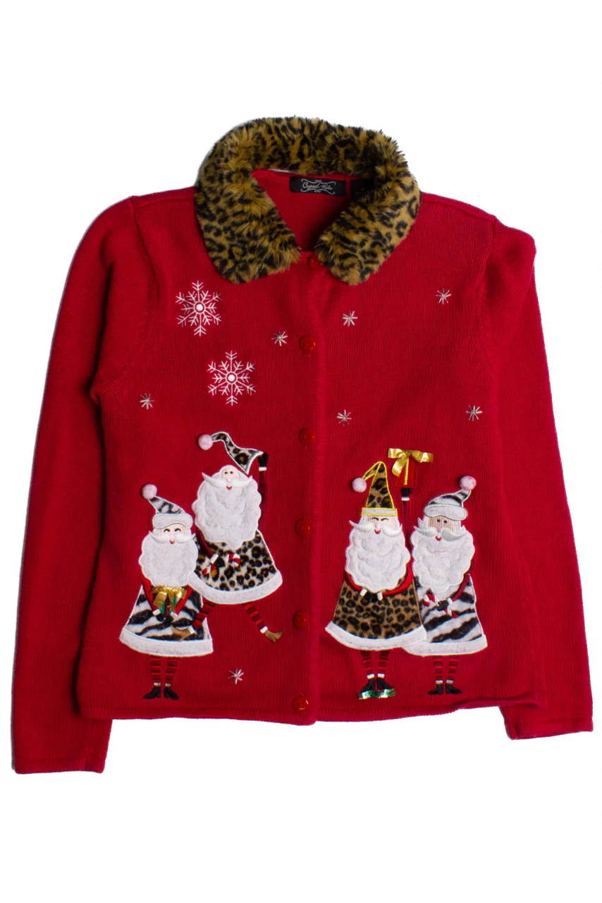 Red Ugly Christmas Cardigan 60239 - Image 2