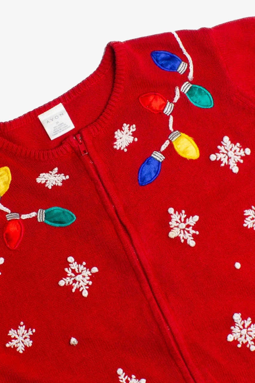 Red Ugly Christmas Cardigan 60296