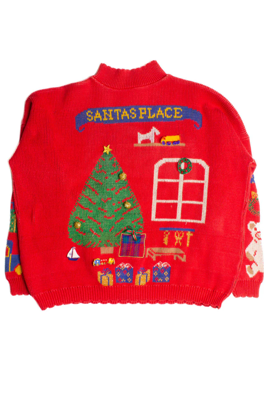 Red Ugly Christmas Pullover 60041 - Image 2