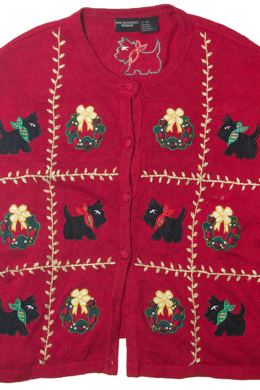 Red Ugly Christmas Sweater 63632 - Image 2