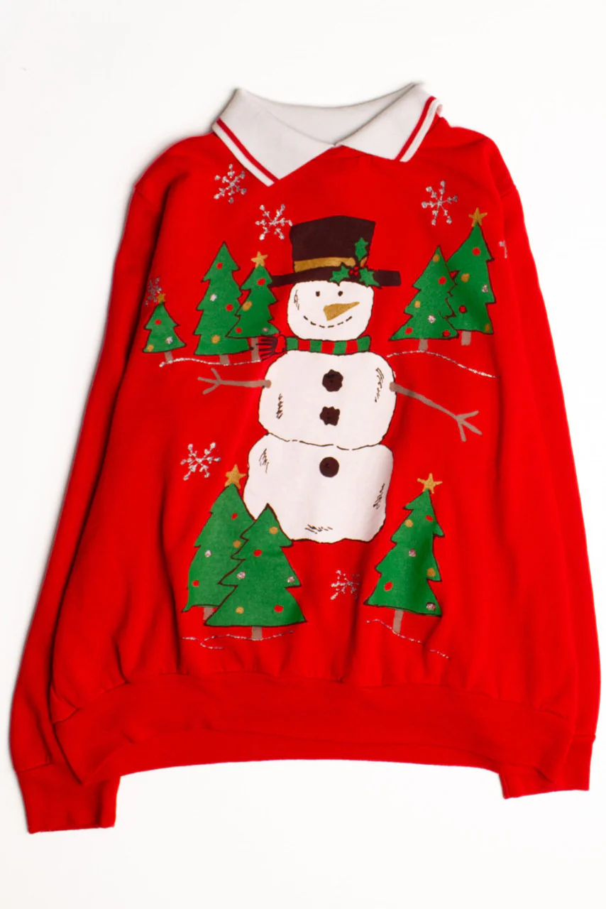 Red Ugly Christmas Sweatshirt 58790 - Image 2