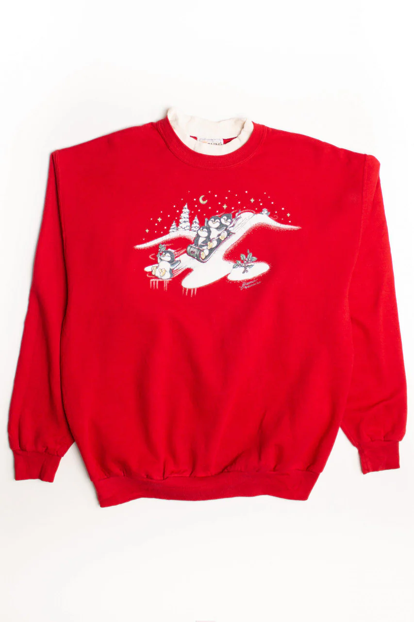 Red Ugly Christmas Sweatshirt 58936 - Image 2
