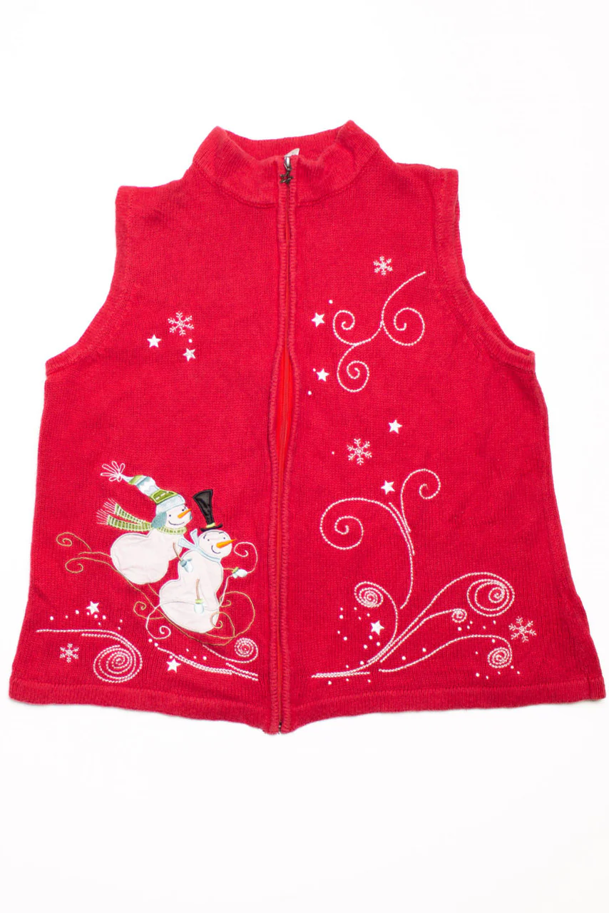 Red Ugly Christmas Vest 58717 - Image 2