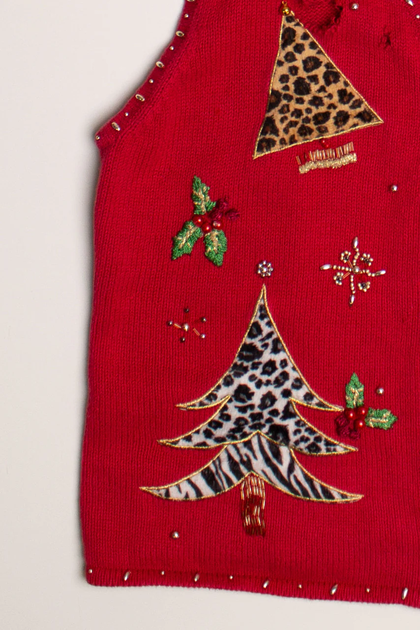 Red Ugly Christmas Vest 58978