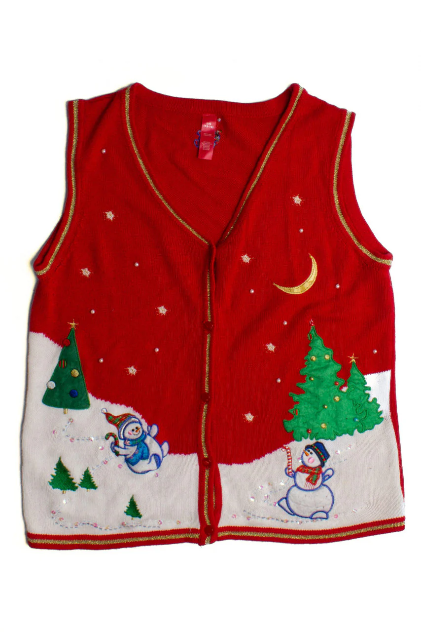 Red Ugly Christmas Vest 60312 - Image 2