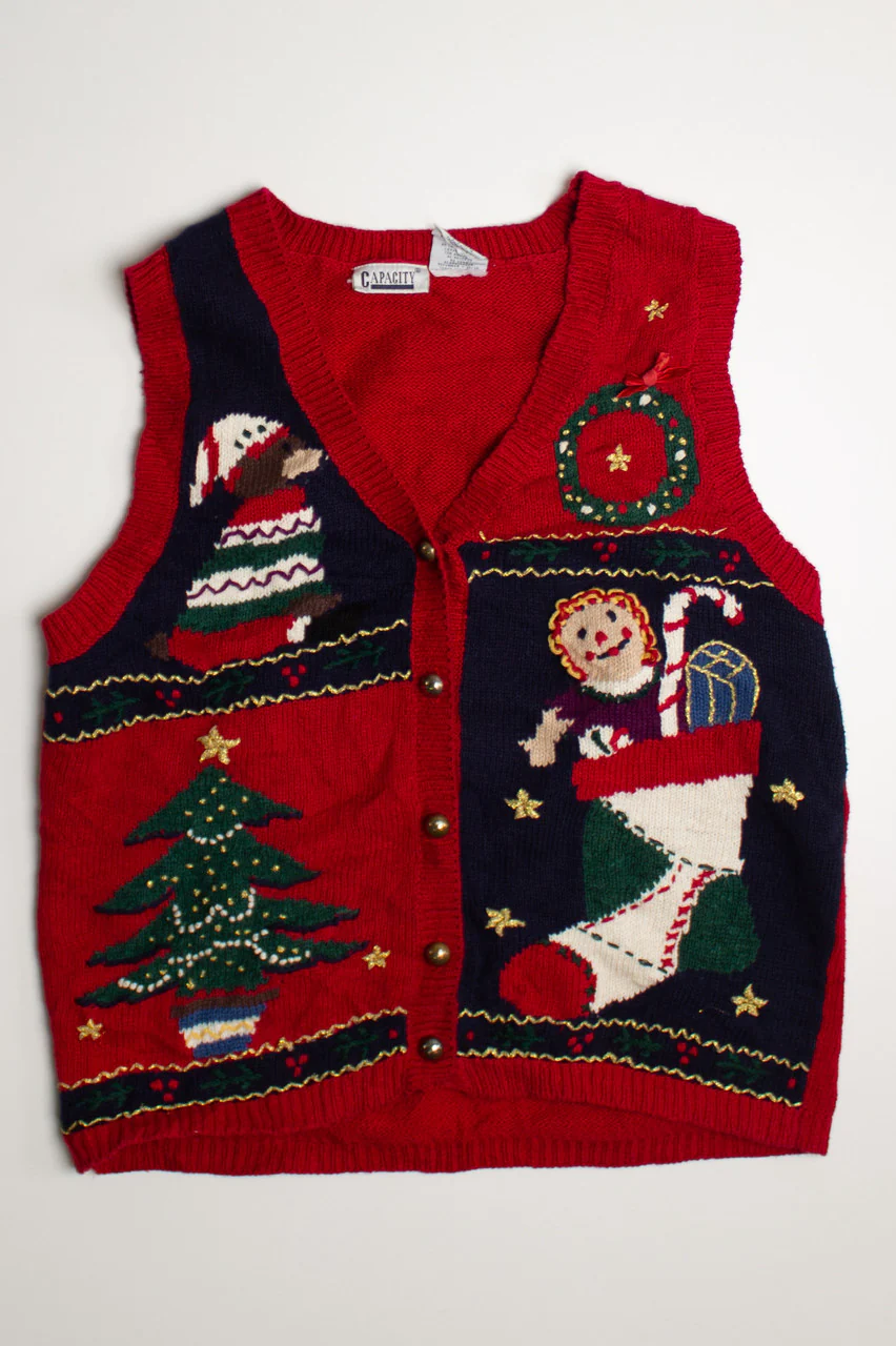 Red Ugly Christmas Vest 60415 - Image 2