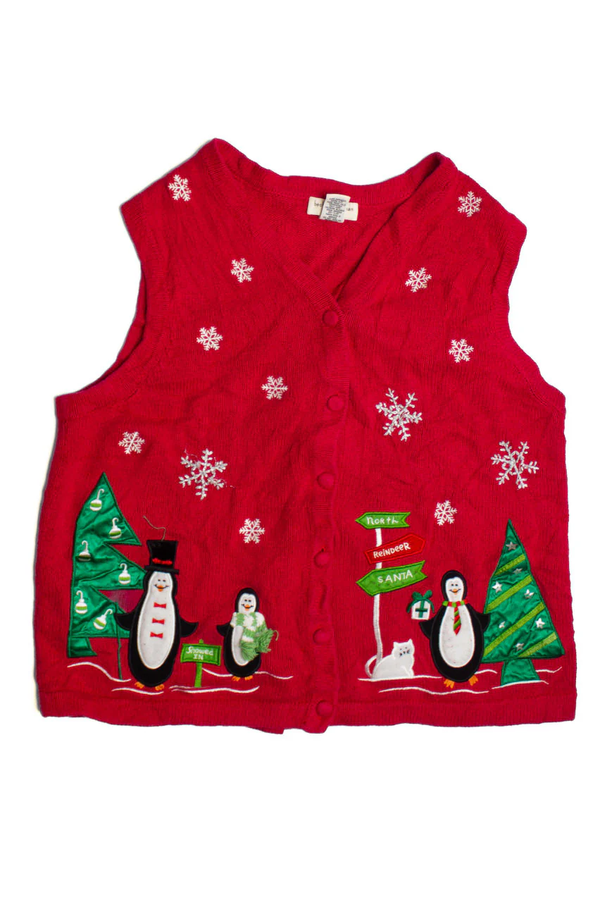 Red Ugly Christmas Vest 60779
