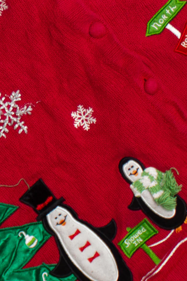 Red Ugly Christmas Vest 60779 - Image 2