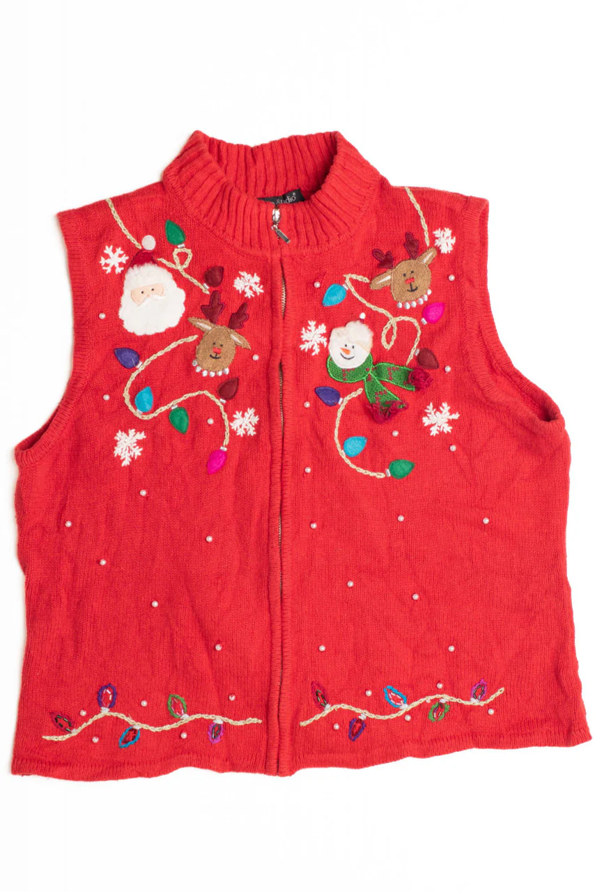Red Ugly Christmas Vest 61262