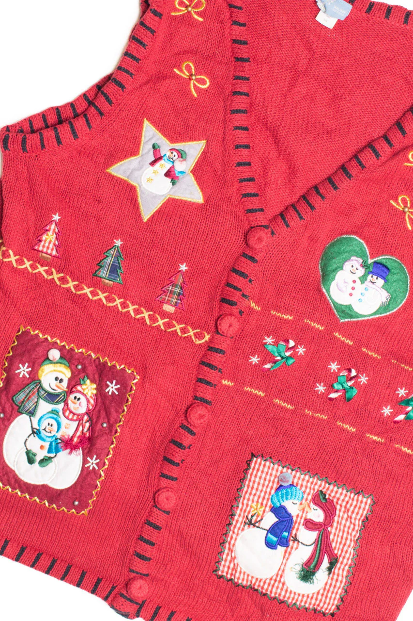 Red Ugly Christmas Vest 61301 - Image 2