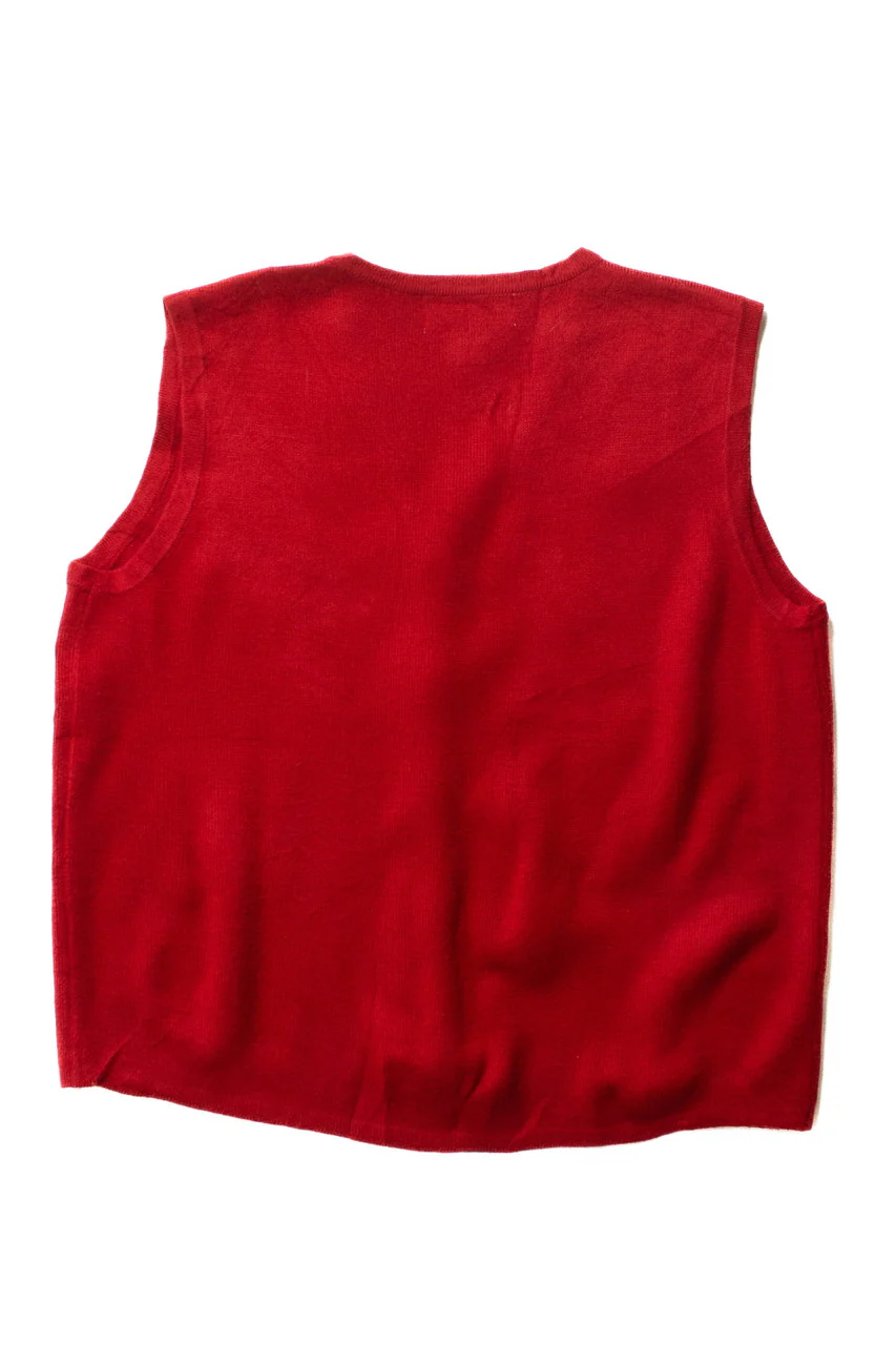 Red Ugly Christmas Vest 63482 - Image 2