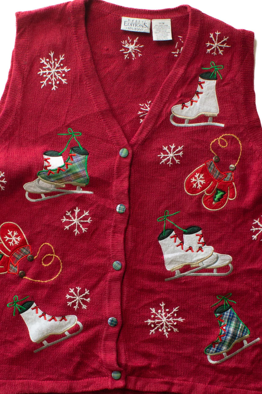 Red Ugly Christmas Vest 64013 - Image 2