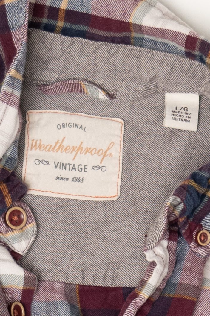Red Weatherproof Flannel Shirt (2010s) - Image 4