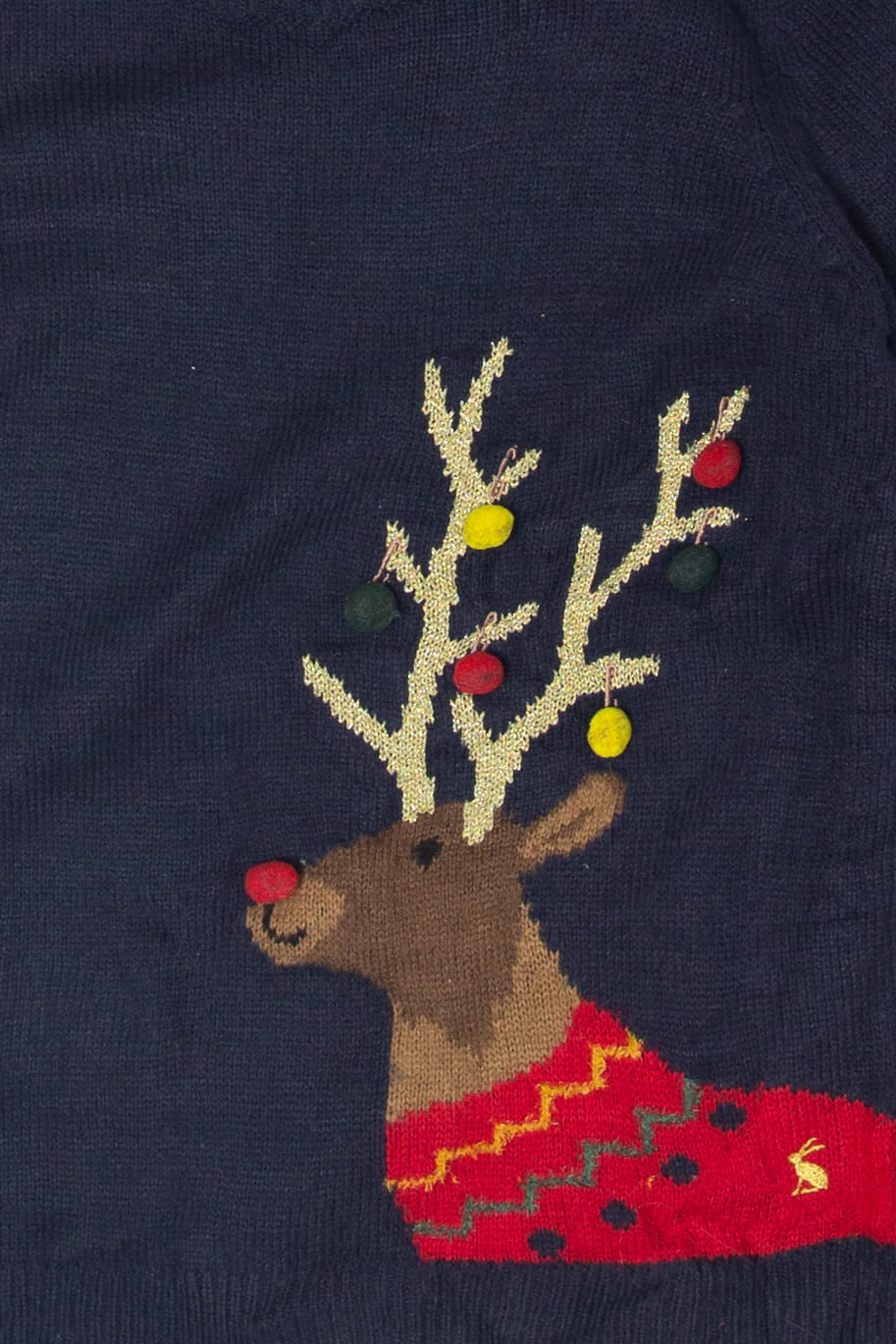 Reindeer Ugly Christmas Sweater - Image 2