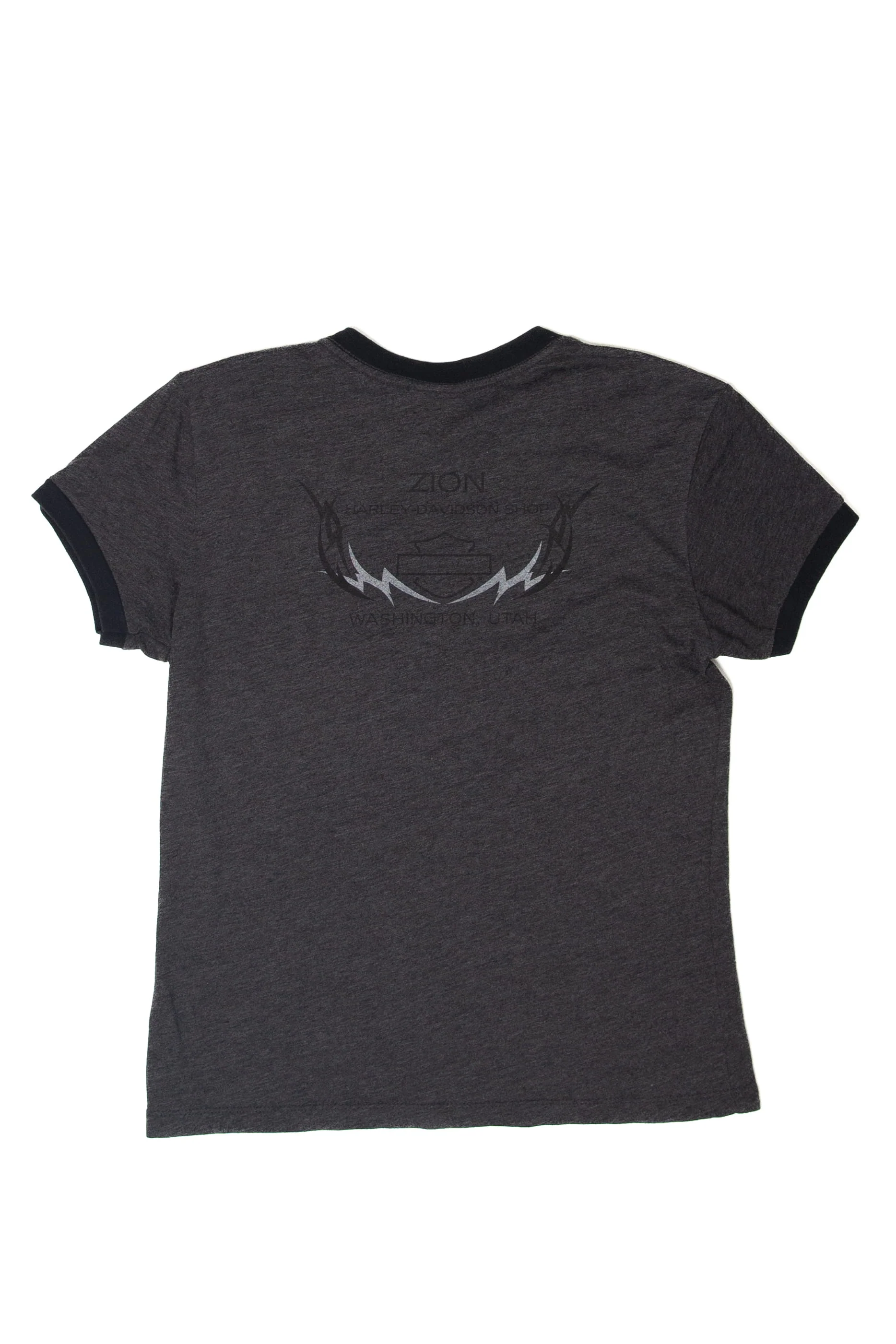 Road Rebel Rhinestones Harley Davidson T-Shirt (2010s) - Image 2