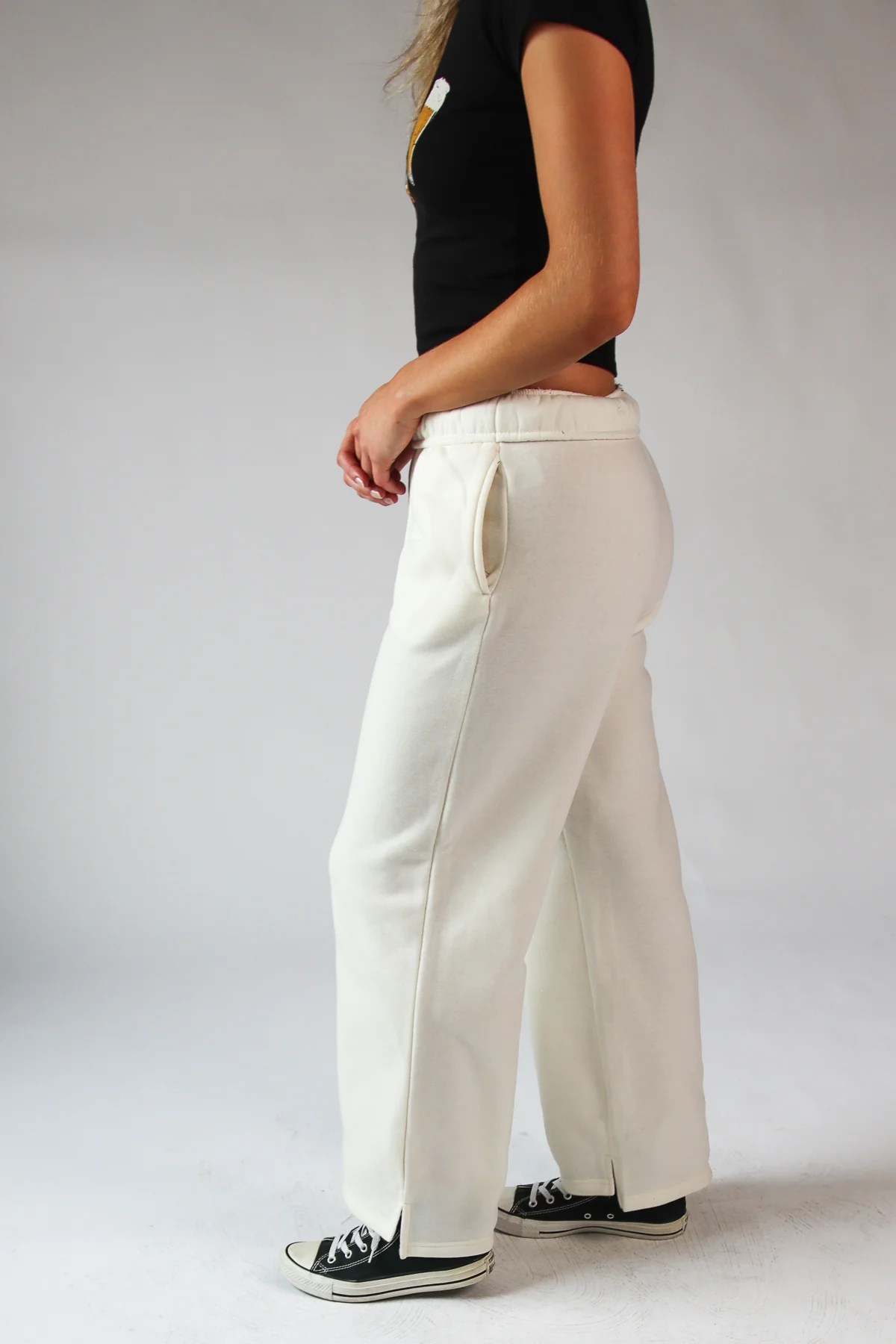 Rolled Top Wide Leg Sweatpants - Image 6