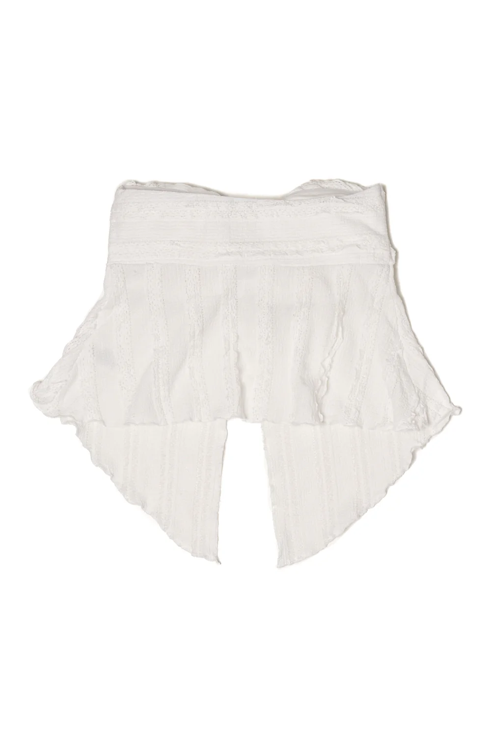 Ruffle Knit Flyaway Tube Top - Image 7