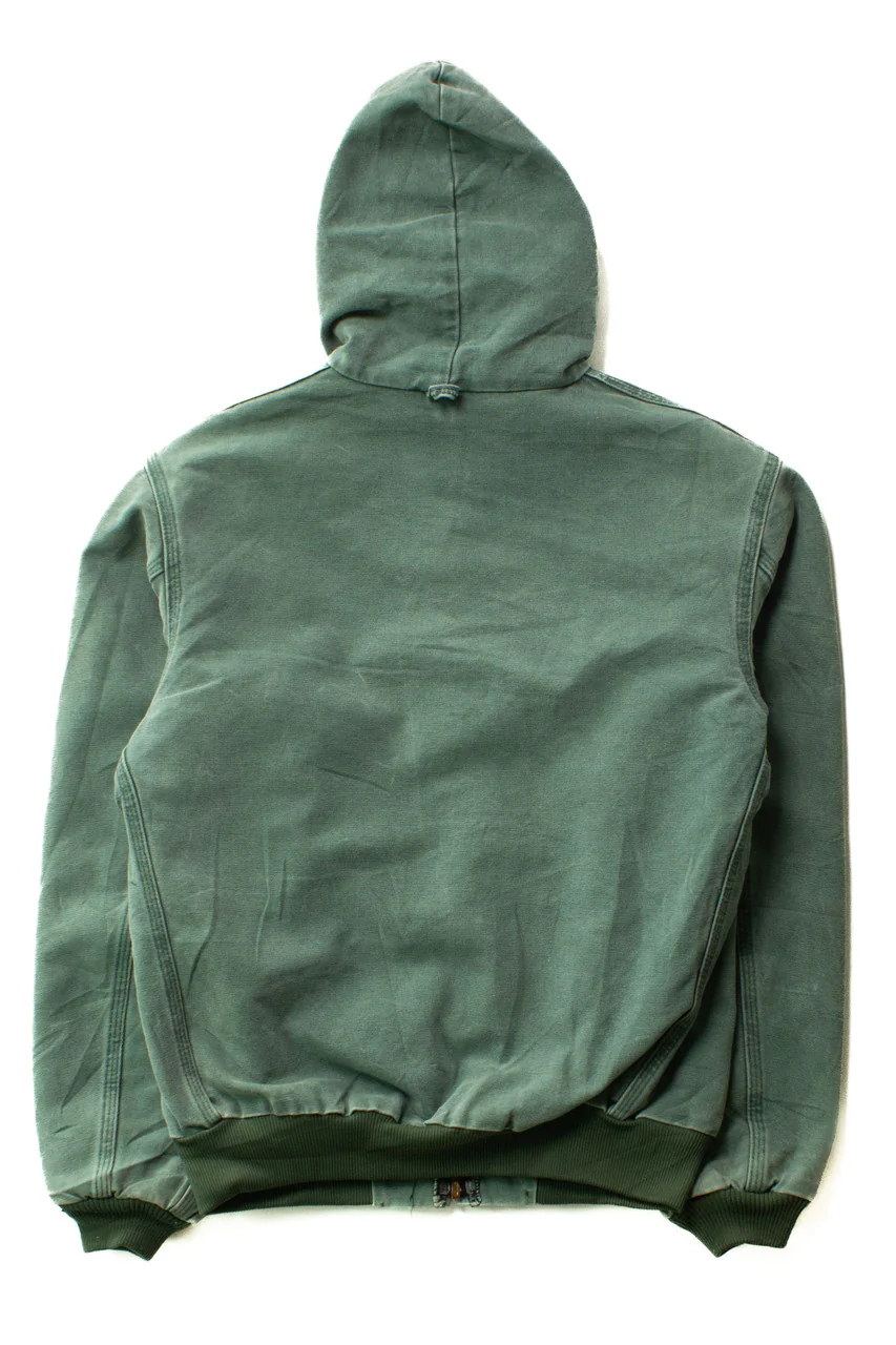 Sage Green Hooded Carhartt Jacket JQ694 (1990s) - Image 8