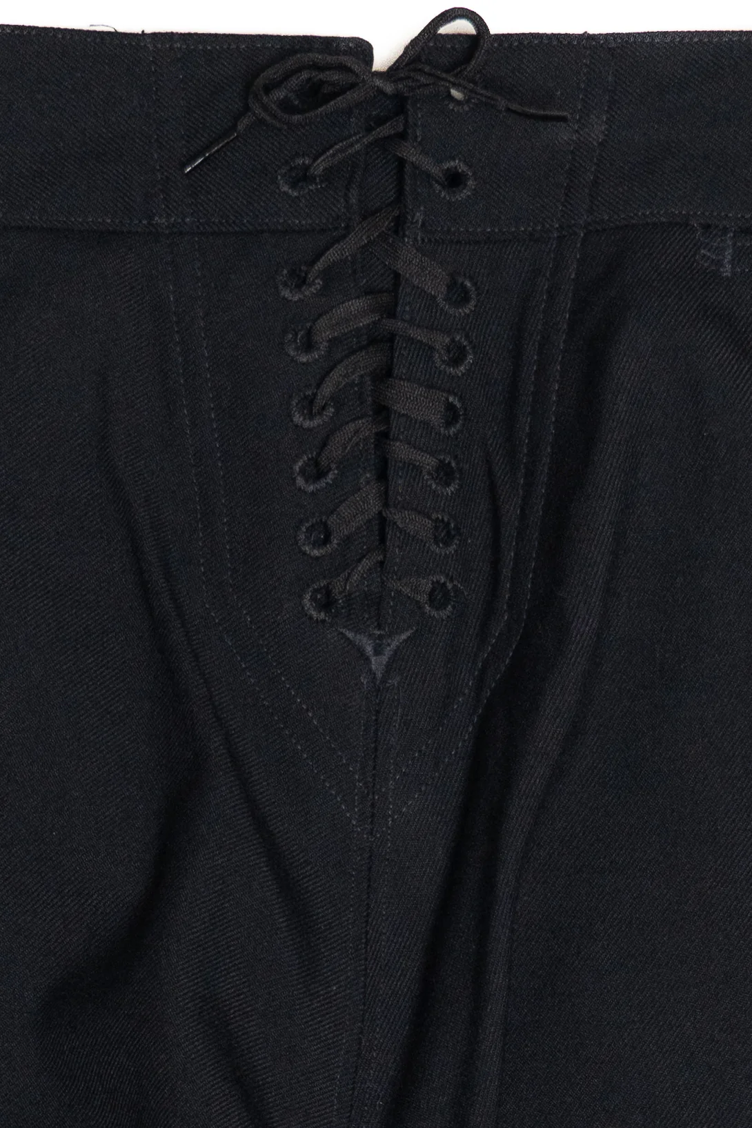 Sailor Deckhand Lace-Back Bell Bottom Pants Navy Military Uniform - Image 3