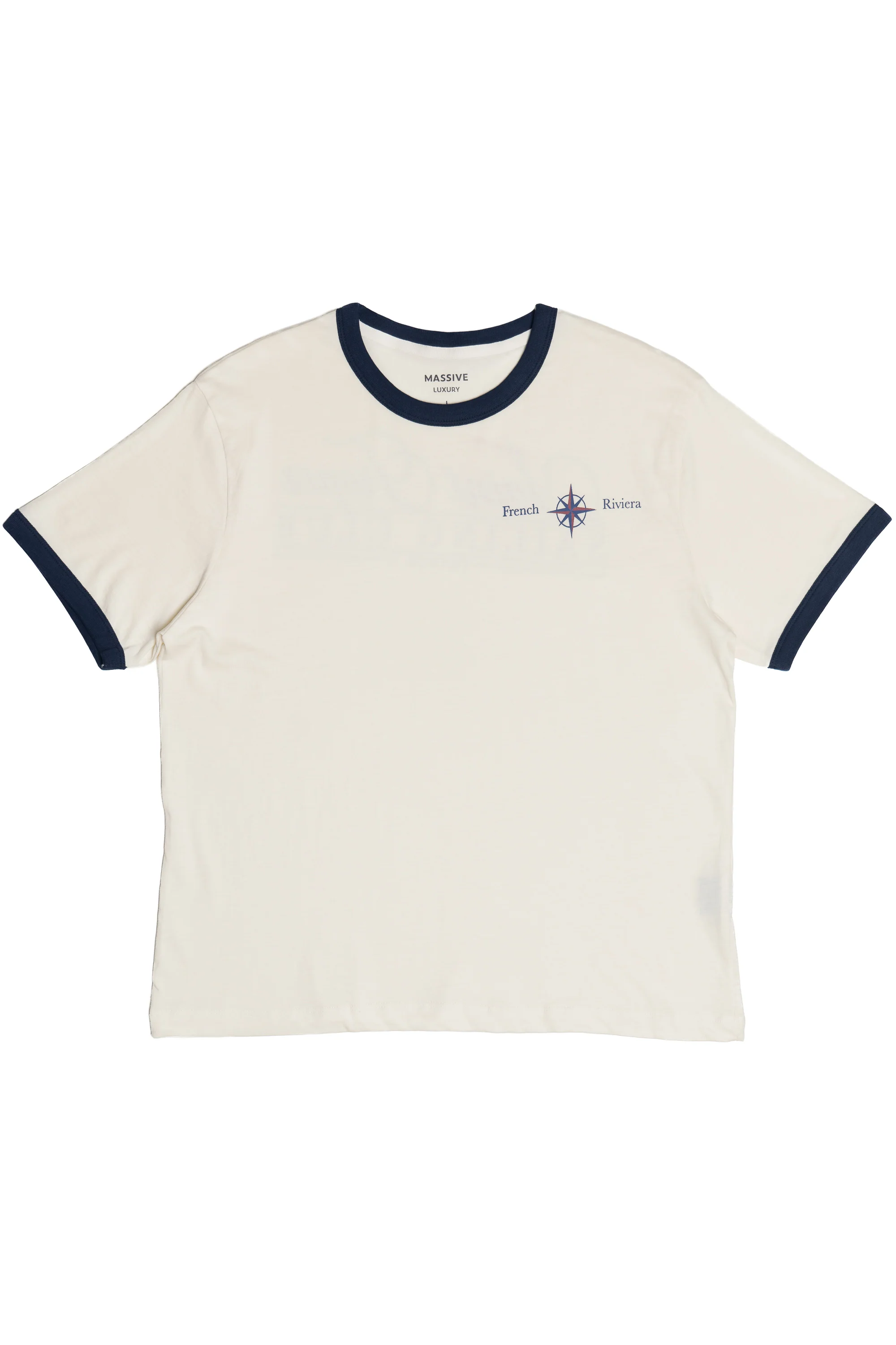Saint Tropez French Riviera Ringer Tee - Image 3