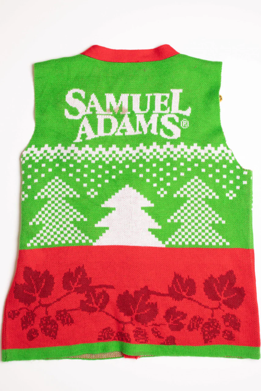 Samual Adams Ugly Christmas Sweater Vest - Image 3