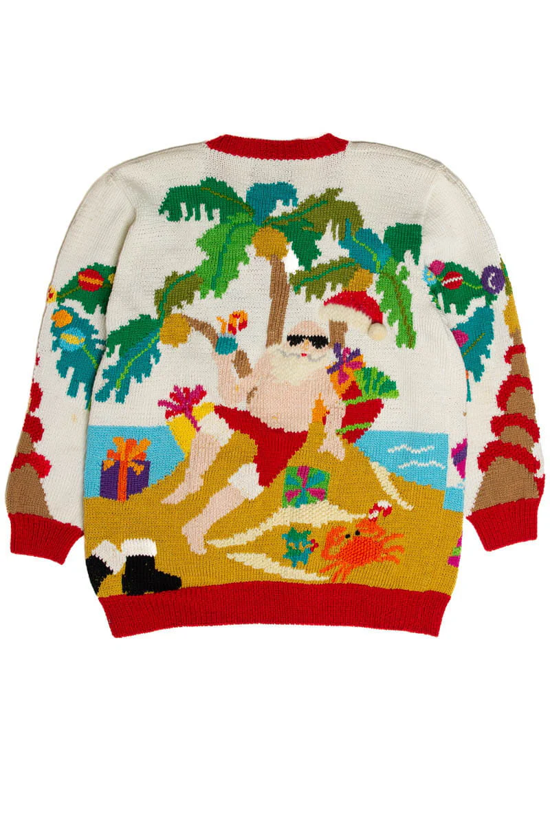 Santa's Vacation Ugly Christmas Sweater 62043 - Image 3