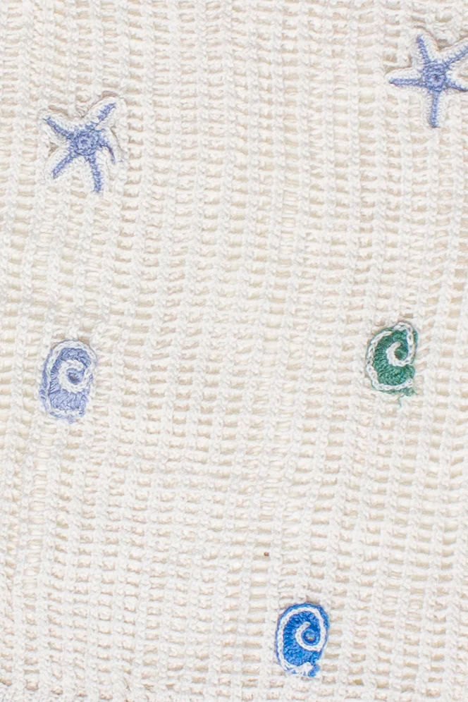 Seaside Crochet Mesh Sweater - Image 13