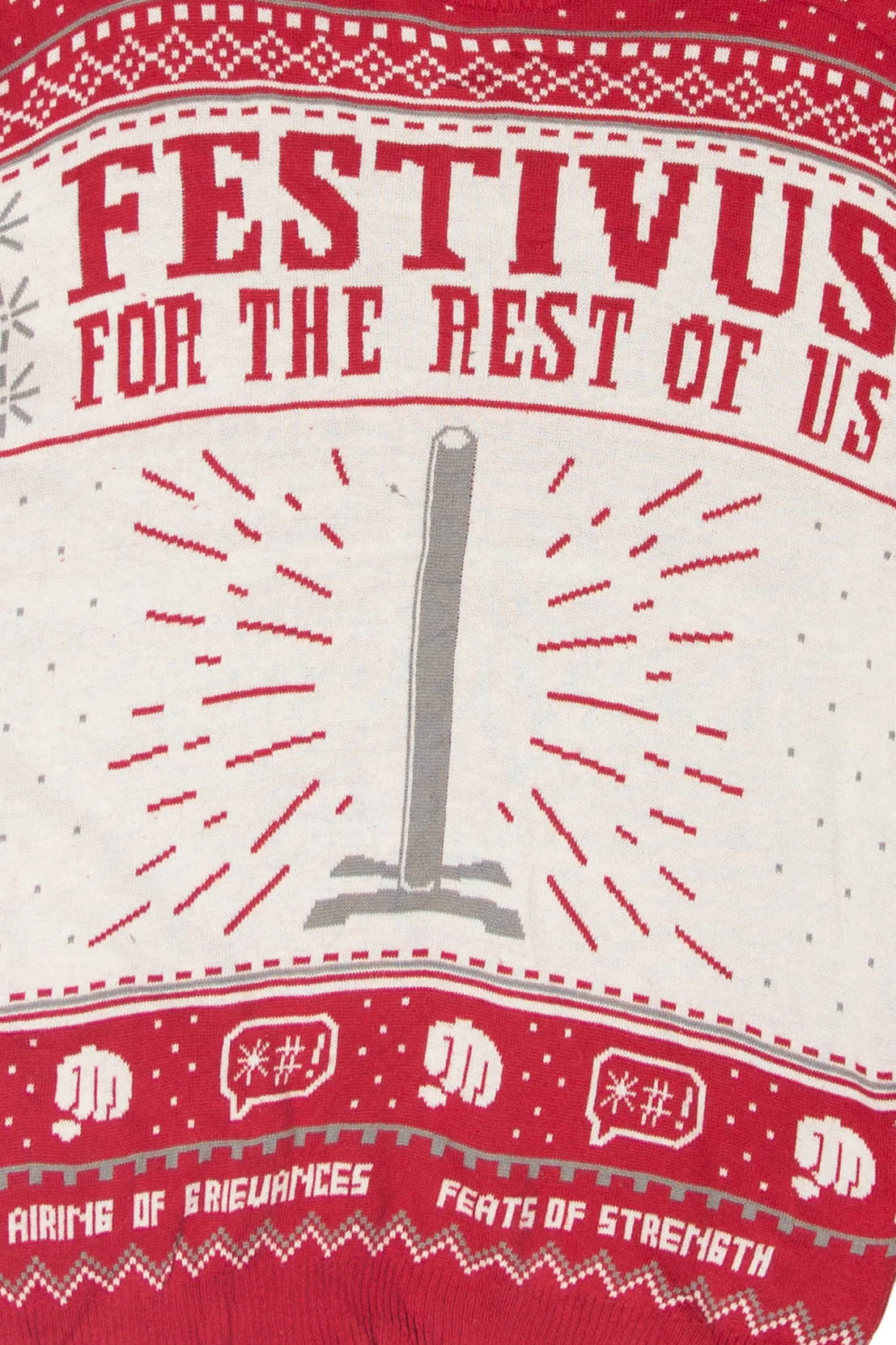 Seinfeld "Festivus For The Rest Of Us" Ugly Christmas Sweater - Image 2