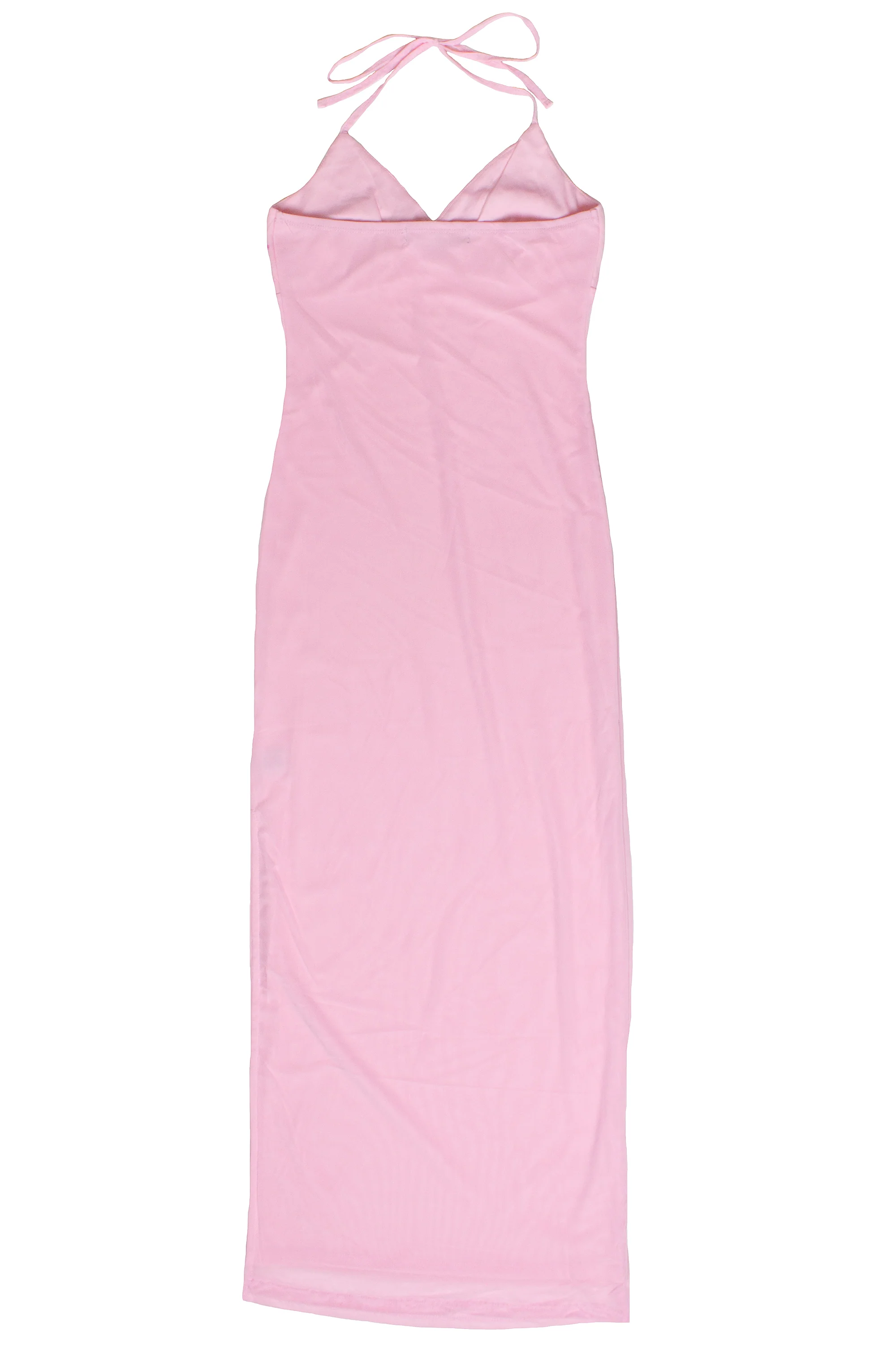 Sequin Beaded Halter Maxi Dress - Image 11