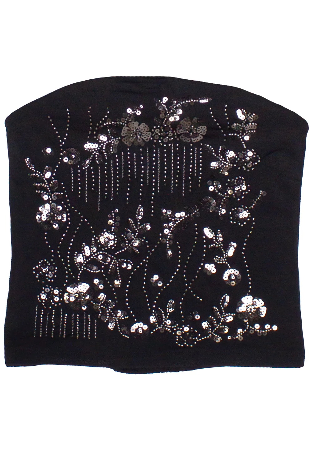Sequin Beaded Tube Top - Image 7