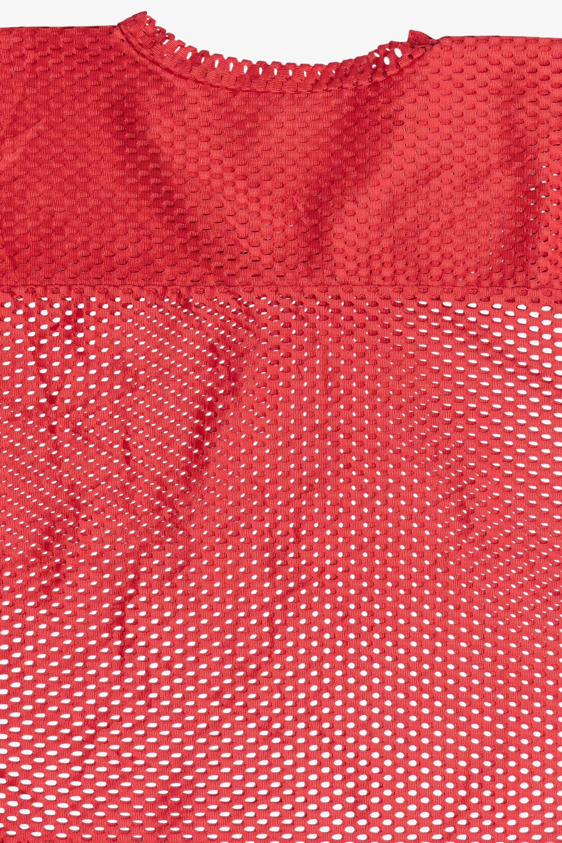 Sheer Sport Mesh Jersey Crop Top - Image 4