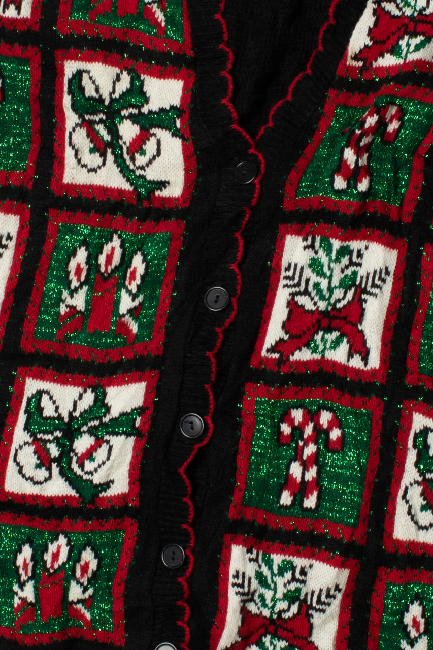 Shimmery Ugly Christmas Vest 62257 - Image 2