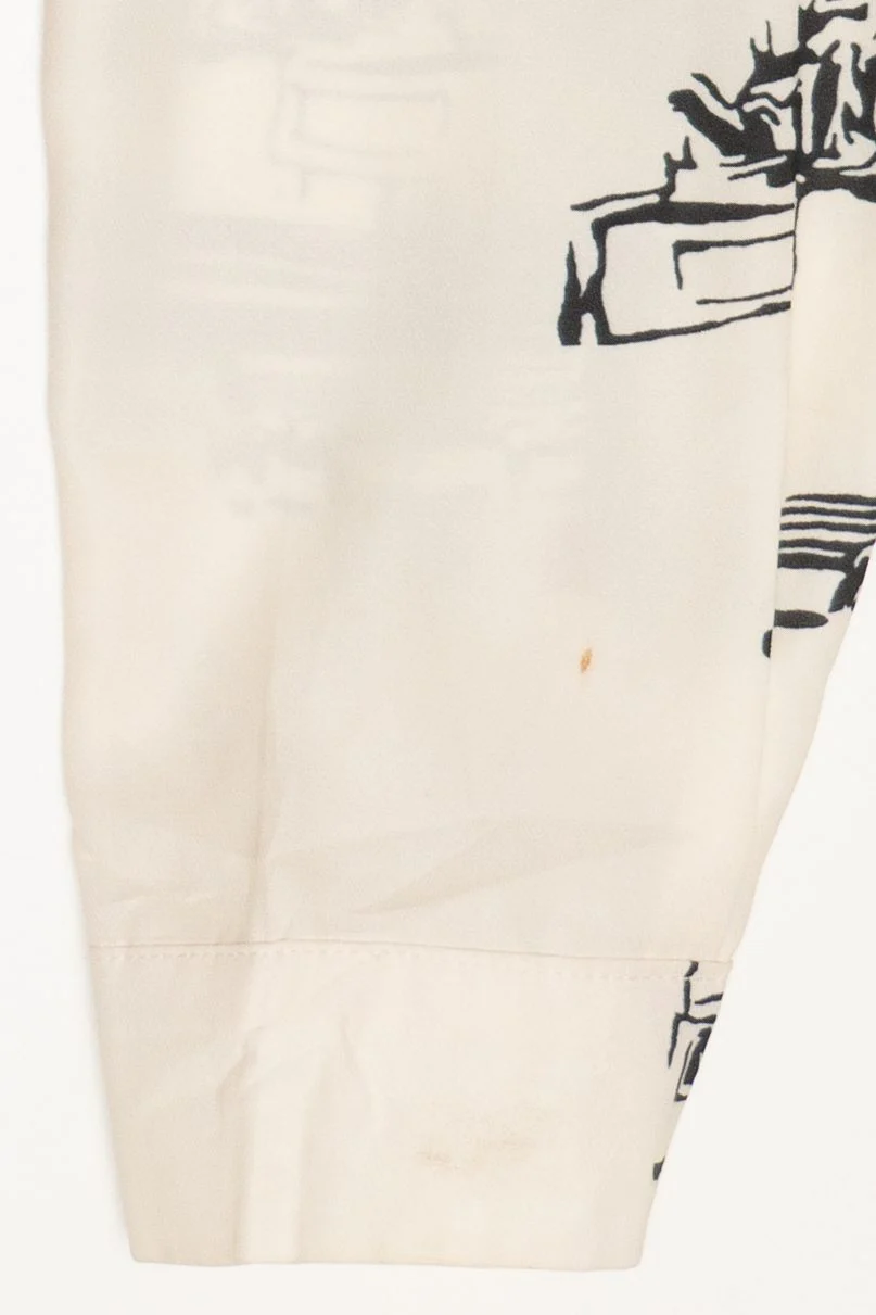 Shoe Diva European Illustration Print Shirt (2010s) - Image 5