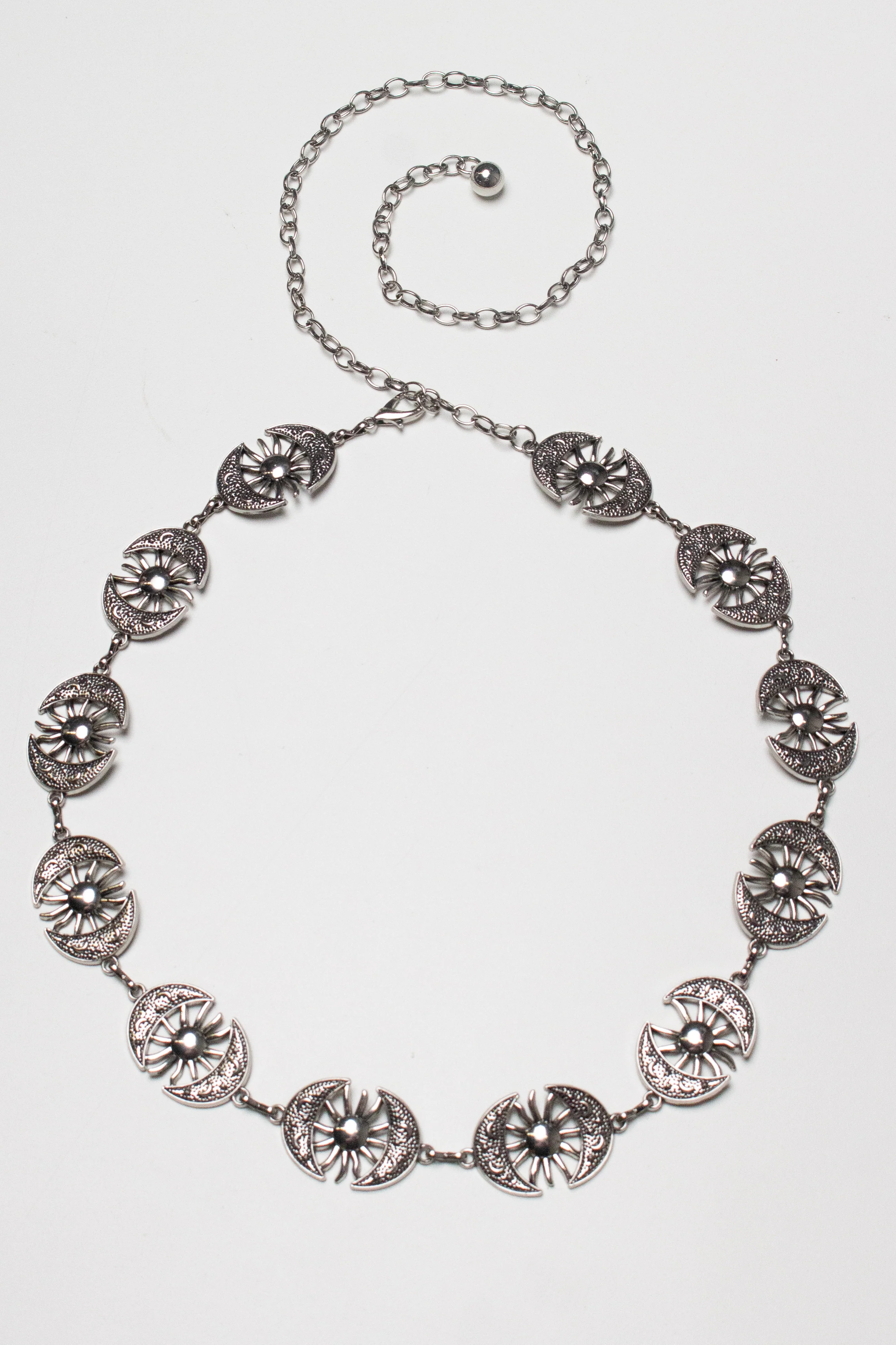 Silver Celestial Chain Belt