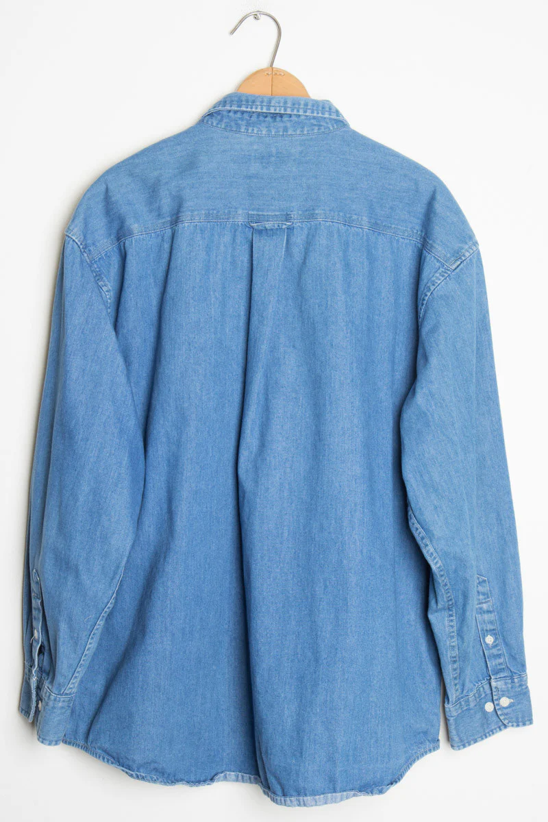 Single Pocket Denim Shirt