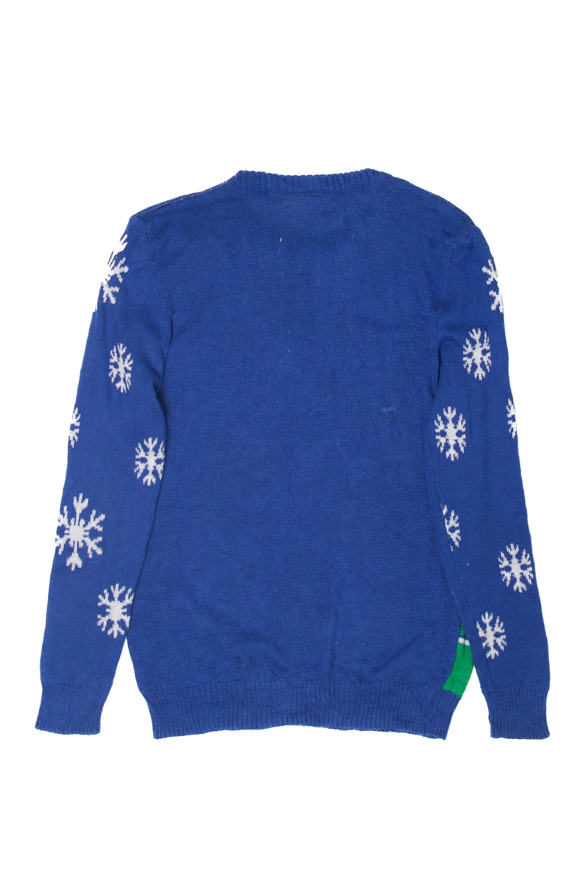 Sloth On Candy Cane Ugly Christmas Pullover - Image 3