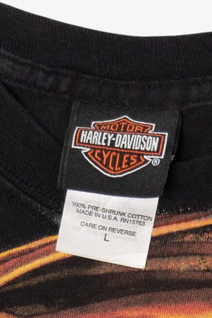 Smoky Mountain Dragon Harley Davidson T-Shirt (2000s) - Image 5