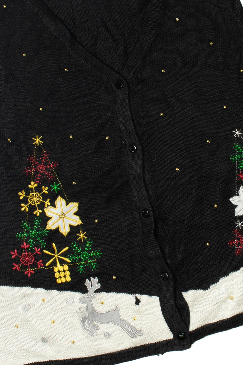Snowy Trees Ugly Christmas Vest 61623 - Image 2