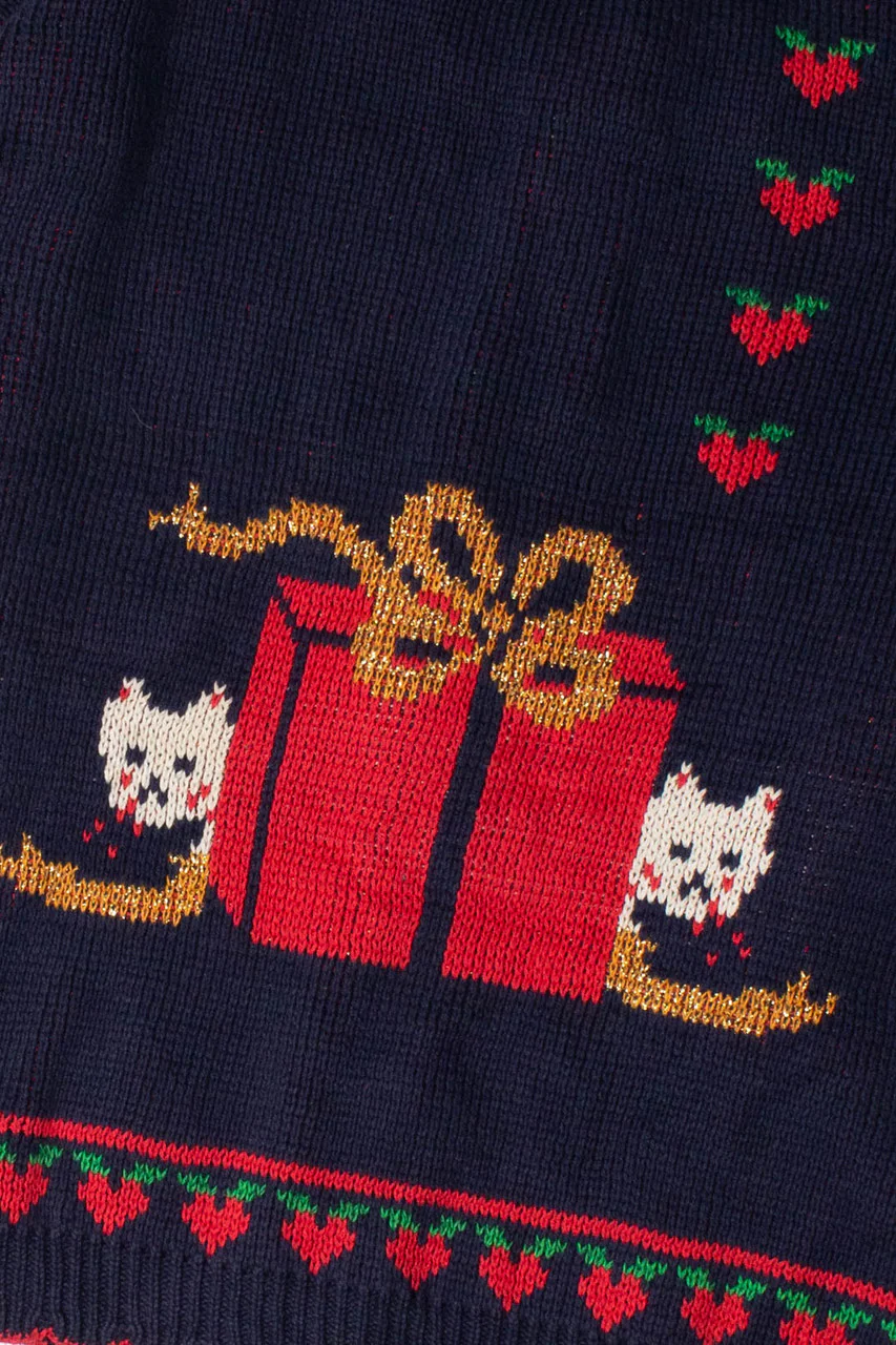 So Many Cats! Ugly Christmas Cardigan 59384 - Image 6