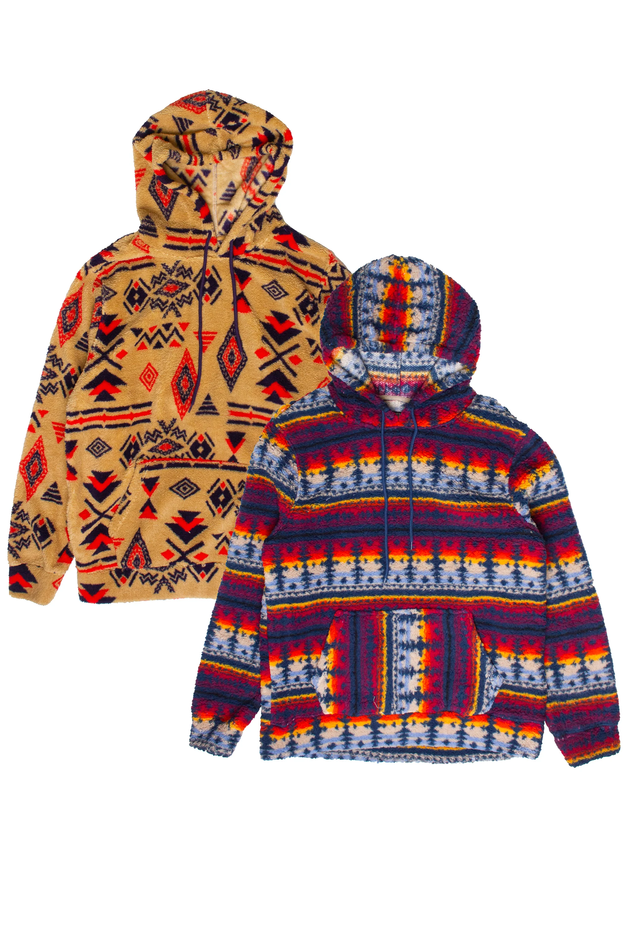 Southwest Pattern Sherpa Hoodie - Image 3
