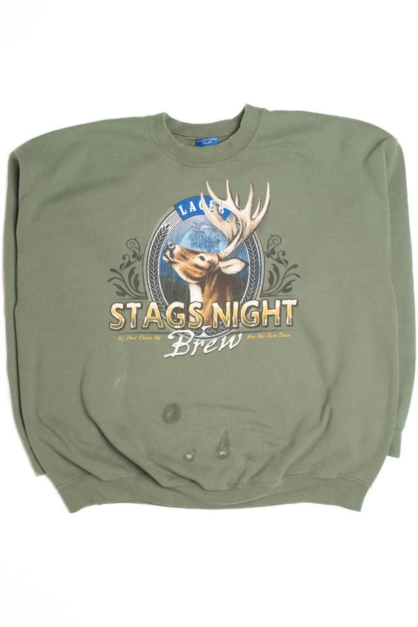 Stags Night Brew Sweatshirt - Image 2