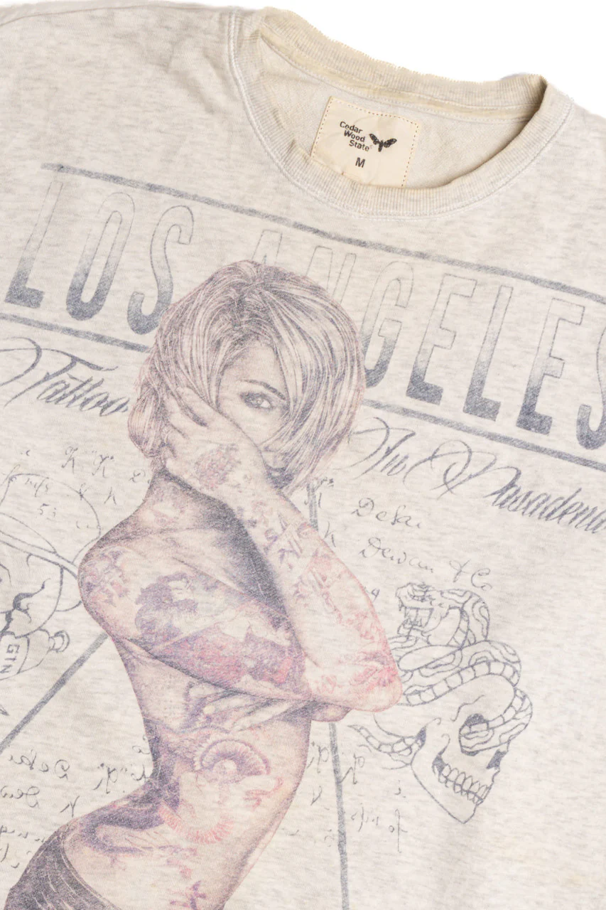 Stained 1992 Los Angeles Tattoo Sweatshirt 9331