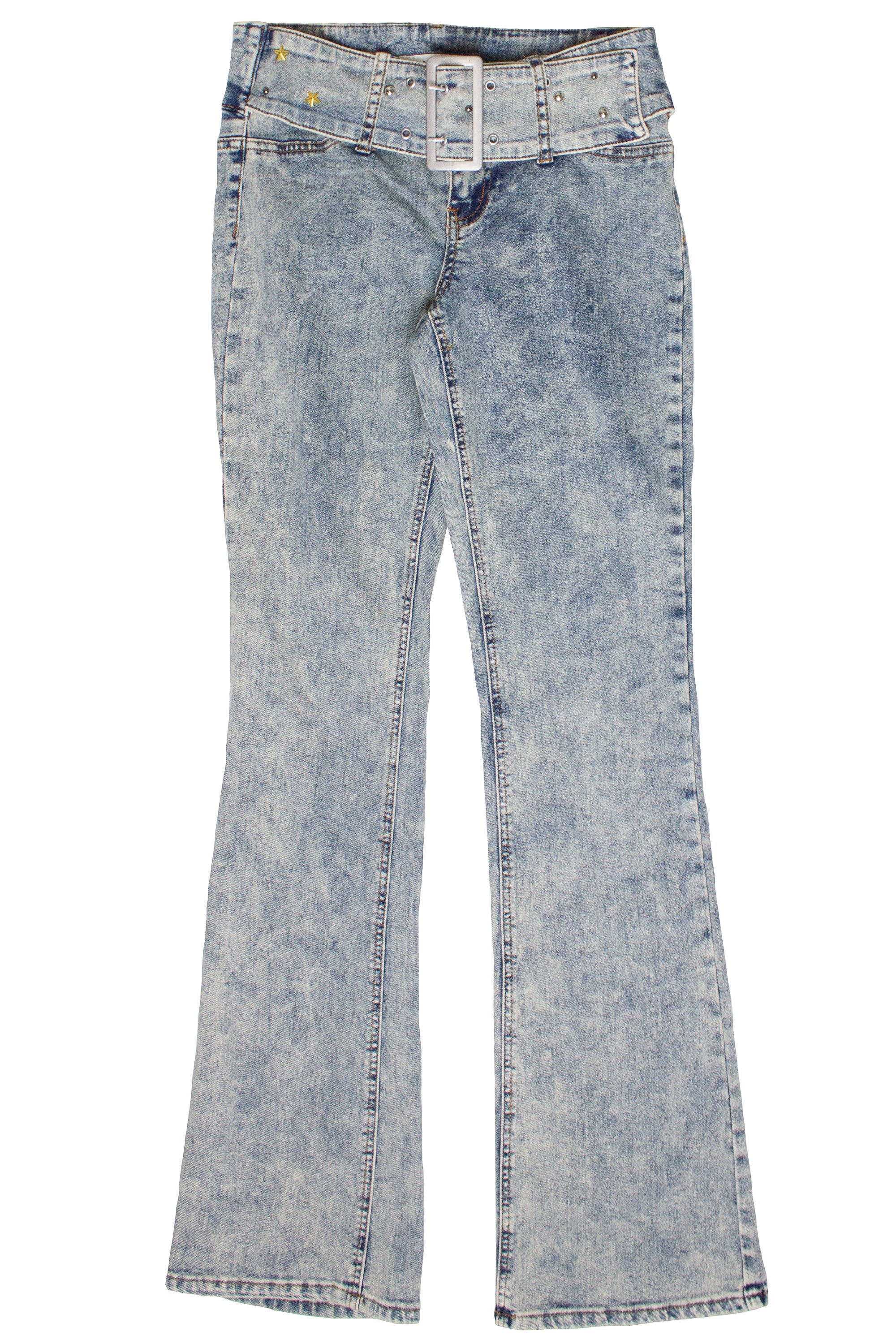 Star Studded Belted Jeans - Image 3