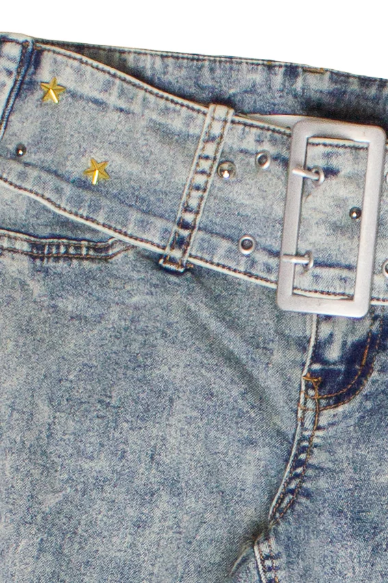 Star Studded Belted Jeans - Image 4