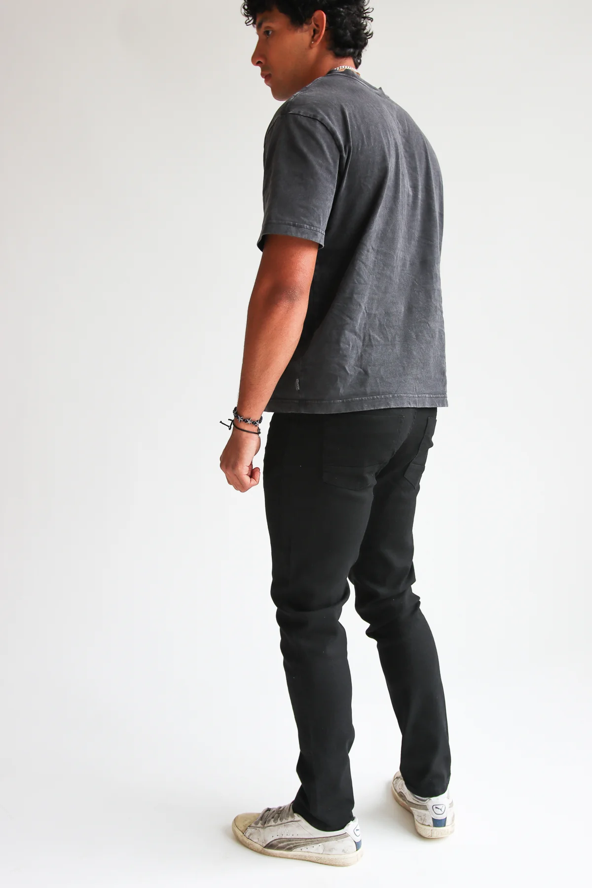 Stretch Black Skinny Jeans - Image 7