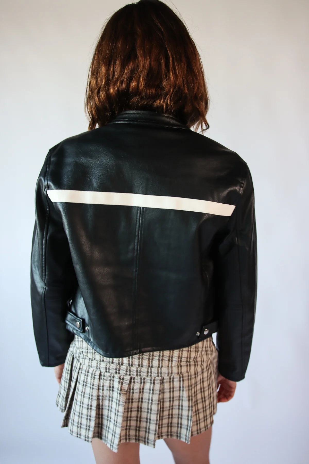 Stripe Moto Jacket - Image 13