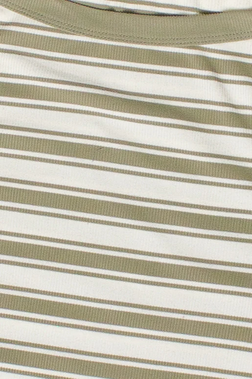 Striped Boat Neck Long Sleeve Top - Image 10