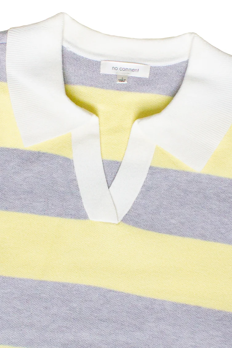 Striped Polo Sweater - Image 11