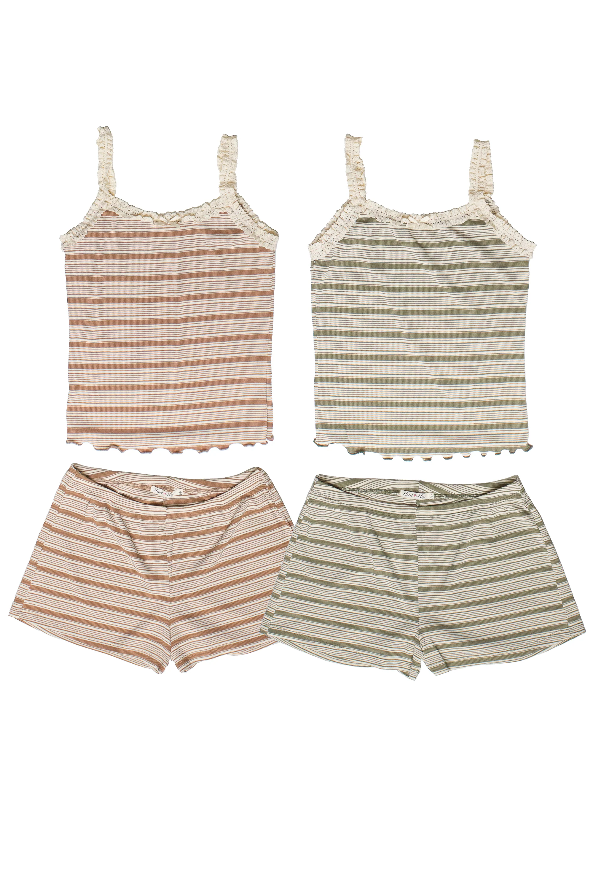 Striped Ribbed Shorts - Image 15
