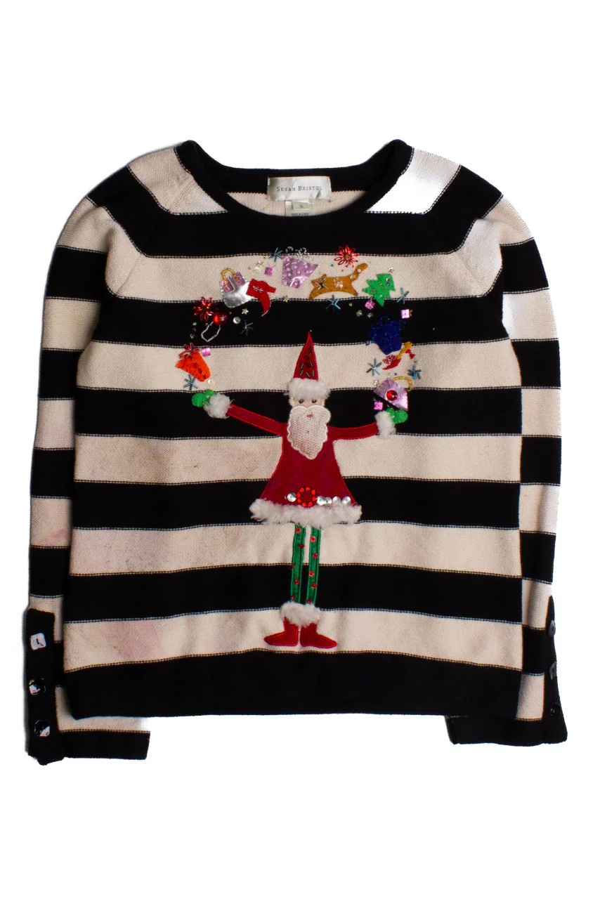 Striped Ugly Christmas Sweater 60245 - Image 2